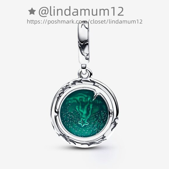 Pandora Stranger Things Glow-in-the-dark Upside Down Dangle Charm - Picture 2 of 7